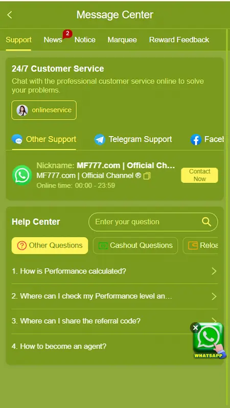 MF777 Game 